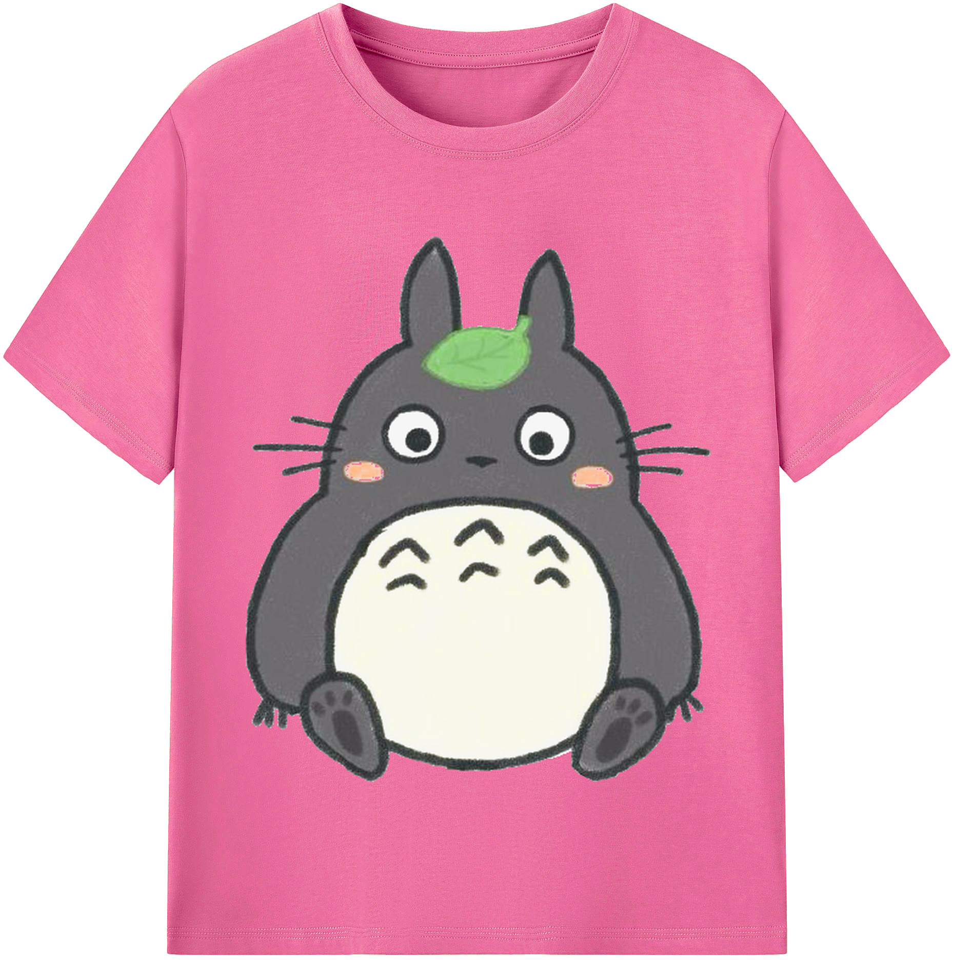（画像用） となりのトトロ 草壁メイ 草壁サツキ My Neighbor Totoro Satsuki Kusakabe Mei Kusakabe レディースカジュアルプリントTシャツ（綿100％）